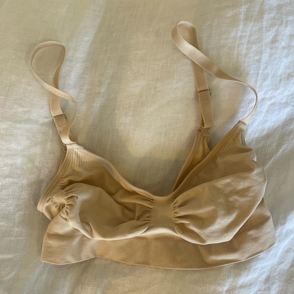 SKIMS Light Beige Seamless Bralette